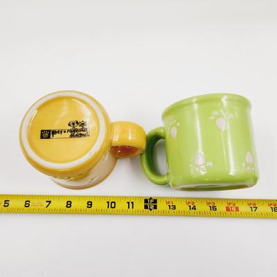 CUTE PETARAGEOUS COFFEE CUPS 2 PC