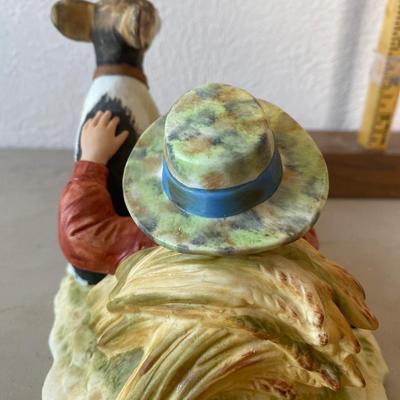 Norman Rockwellâ€™s four seasons illustrations for 1958 spring adventures first edition figurine