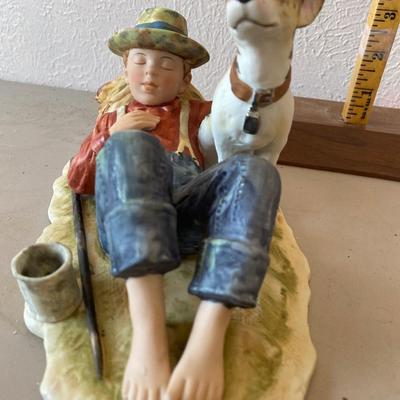 Norman Rockwellâ€™s four seasons illustrations for 1958 spring adventures first edition figurine