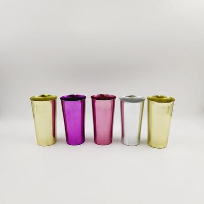 VINTAGE HAWTHORNE METAL CUPS 5 PC