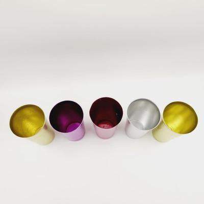 VINTAGE HAWTHORNE METAL CUPS 5 PC