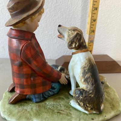 Norman Rockwells pride of parenthood figurine