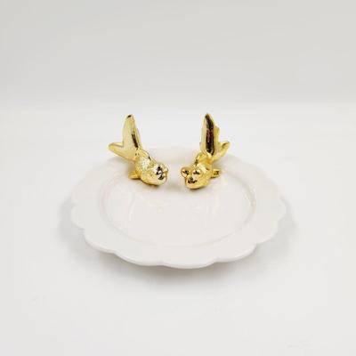 CUTE DESIGNER FISH DECORATIVE PLATE