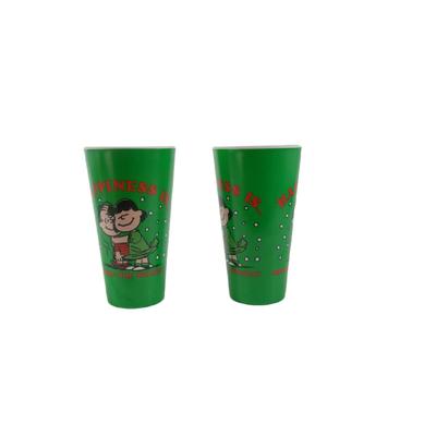 Linus and Lucy Peanuts Holiday Cups