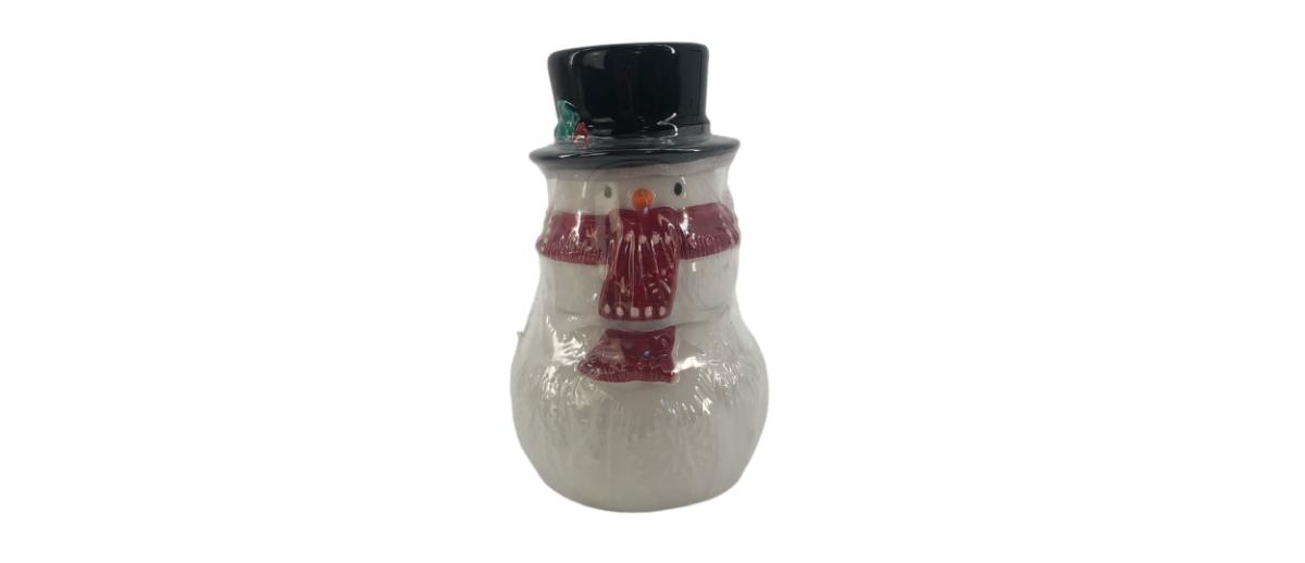 NEW Stacking Snowman Salt/Pepper Shakers and Toothpick Holder