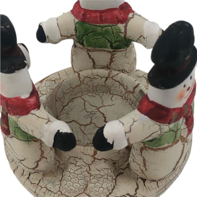 Snowman Candle Holder