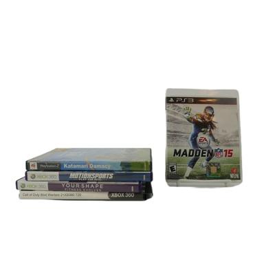 5 Assorted Video Games