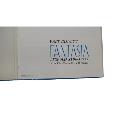 Vintage Disney's "Fantasia" Record Album and Book