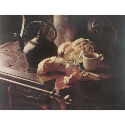 "Soda Bread and Jelly" and "Brunch at the Inn" Framed Lithographs by Alan Krosnick