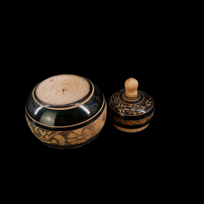 Hand-Painted Greek Plates and Etched Pot