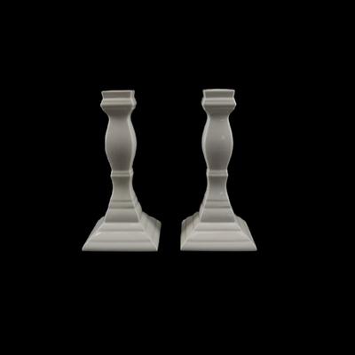 Porcelain Japanese Mikasa Candlestick Holders