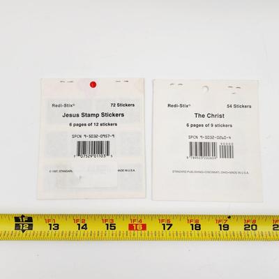 COLLECTABLE JESUS STICKER BOOKLETS