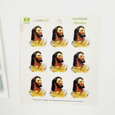 COLLECTABLE JESUS STICKER BOOKLETS