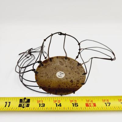 CUTE WIRED ROOSTER BASKET