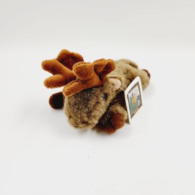 CUTE SORORAN STUFFED MOOSE KEY CHAIN