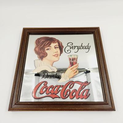 DECORATIVE COLLECTABLE COCA-COLA MIRROR