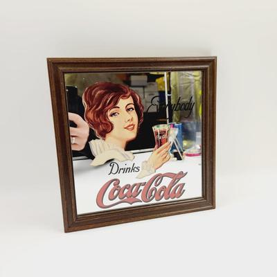 DECORATIVE COLLECTABLE COCA-COLA MIRROR
