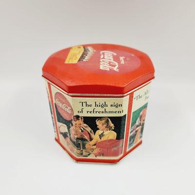 3 PC METAL COCA-COLA COLLECTABLE TIN BOXES