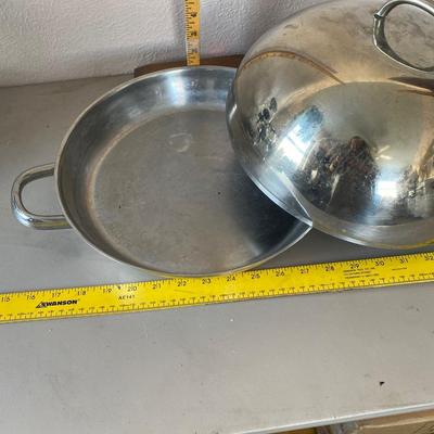 Silver covered dish
