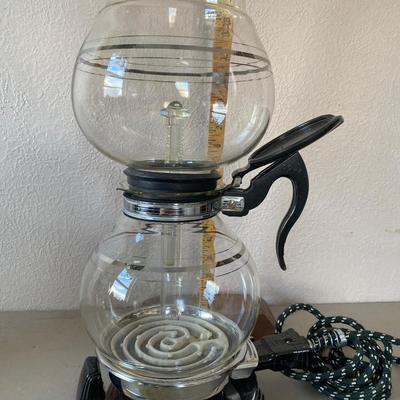 Corey DXL coffee pot with electric heating dish