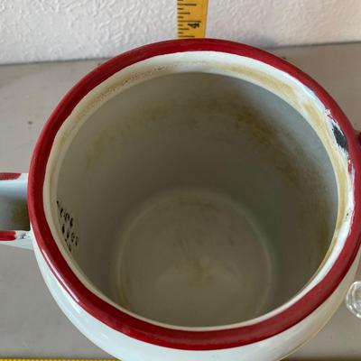 Vintage metal coffee pot