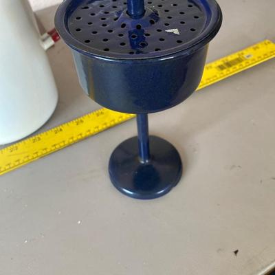 Vintage metal coffee pot