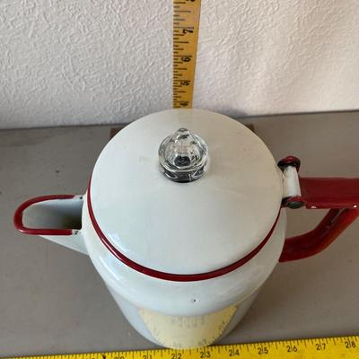 Vintage metal coffee pot