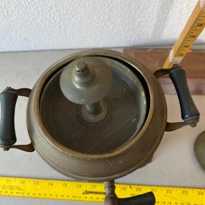 Vintage metal coffee pot