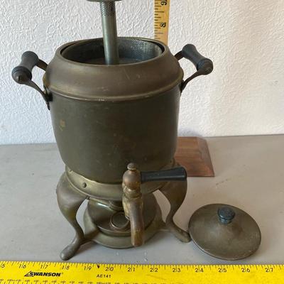 Vintage metal coffee pot