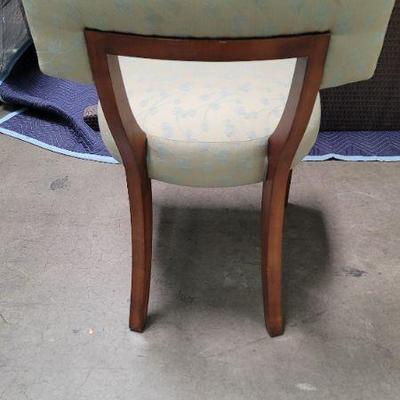 Set of 8 mod style dining chairs with sunbrella fabric Set $1499