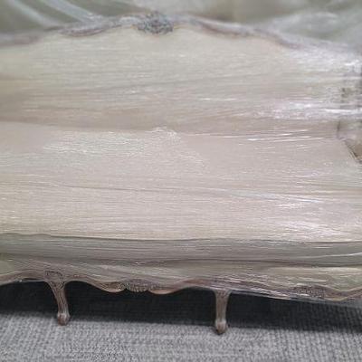 Linen blend French sofa H36"  W71"  W28"