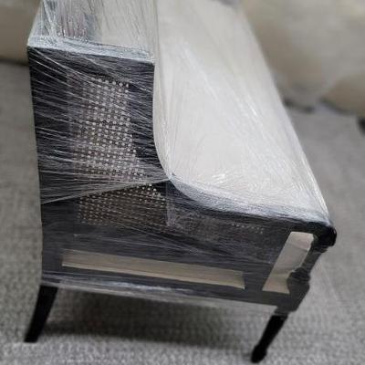 Portobello caned ebony settee $699 H37"  W64"  29"