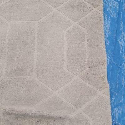 Rug 17
Sculpted light taupe grey 8 x 10 
$399