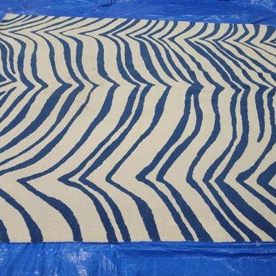 Rug 16
9 x 12 Williams Sonoma Navy Zebra rug 
$799