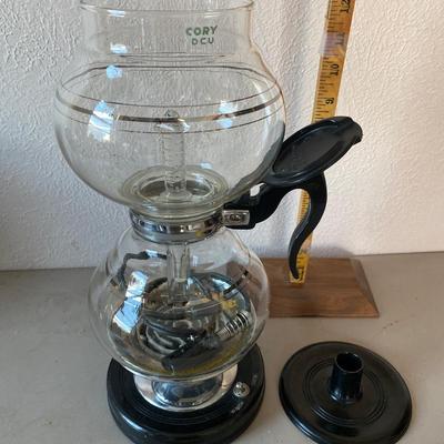 Corey DCU coffee pot with heating dish