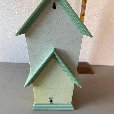 Plastic birdhouse
