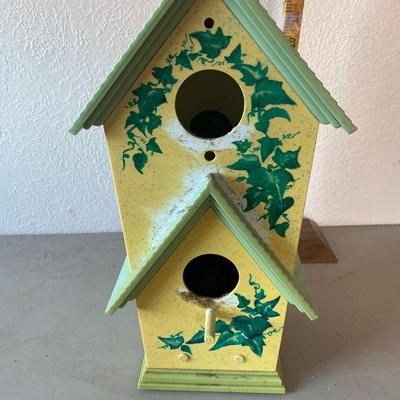 Plastic birdhouse