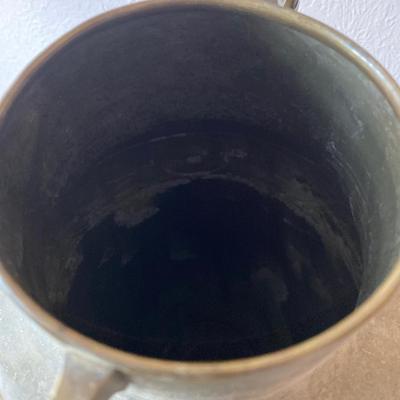 Brass, tall, flower vase
