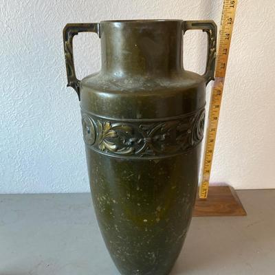 Brass, tall, flower vase