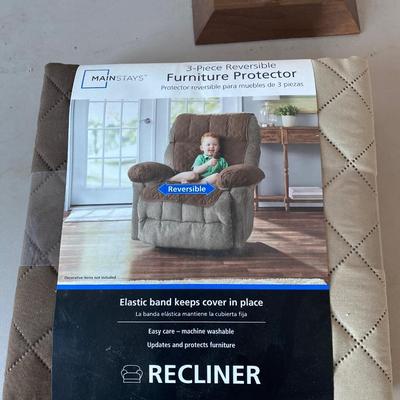 Three piece, reversible furniture, protector