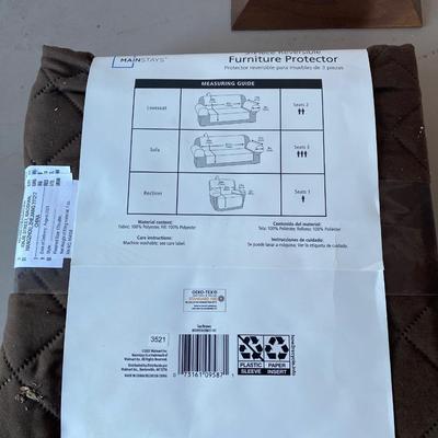 Three piece, reversible furniture, protector