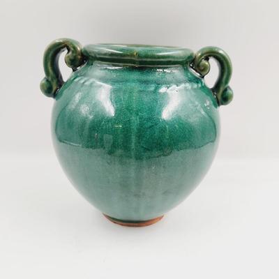 FANTASTIC DECORATIVE GREEN VASE