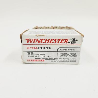 WINCHESTER 22 WIN MAG 45 GRAIN AMMO