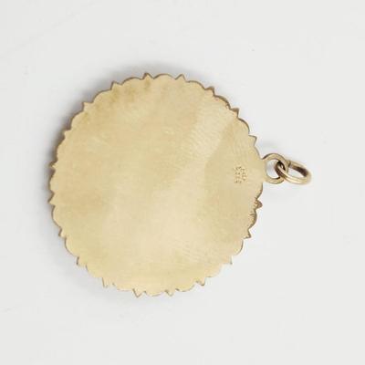 BURLINGTON NORTHERN 12K GOLD FILLED PENDANT