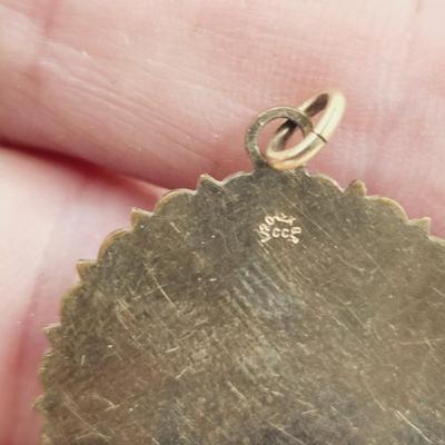 BURLINGTON NORTHERN 12K GOLD FILLED PENDANT