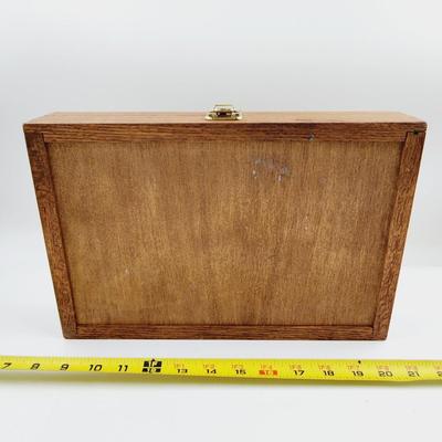 TABLE TOP WOODEN DISPLAY CABINET