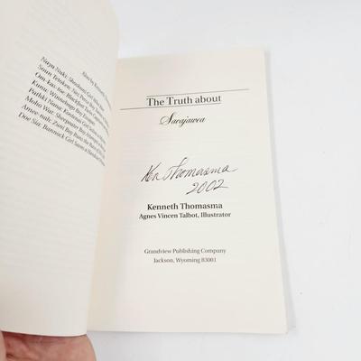 AUTHOR SIGNED THE TRUTH ABOUT SACAJAWEA BOOK