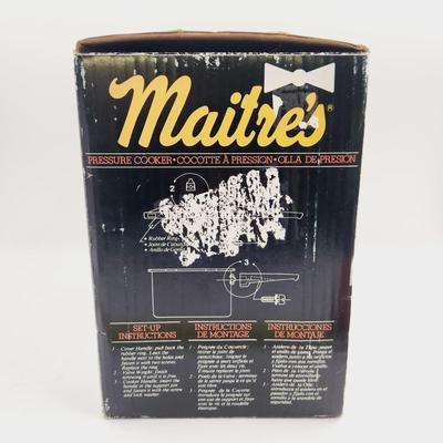 UNUSED MAITRES 4.2 QUART PRESSURE COOKER