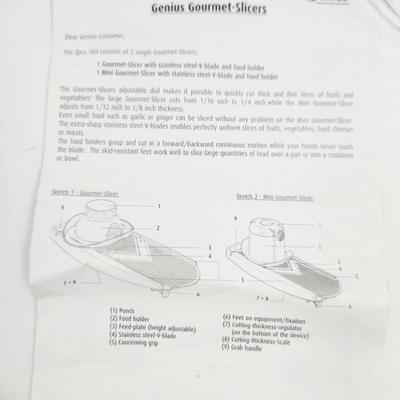 GENIUS GOURMET SLICERS