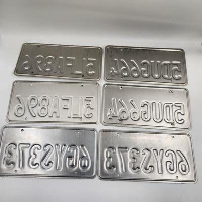 SET OF 6 CALIFORNIA LICENSE PLATE